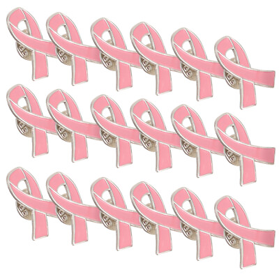 #ad 30pcs Ribbon Lapel Pin Enamel Breast Awareness Brooch Gifts $10.68