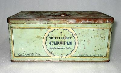 #ad Vintage Old Rare Collectible Capstan Magnums Cigarettes Ad Litho Tin Box London $41.25