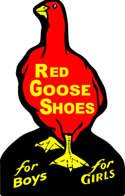 #ad Red Goose Shoes for Boys amp; Girl Advertisement Plasma Cut Metal Sign $49.95