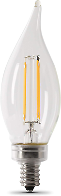 #ad LED Candelabra Light Bulb 2 Bulbs $11.99