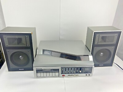 #ad Panasonic SG V400 Stereo Cassette Turntable AM FM Vintage Music System All Works $349.99