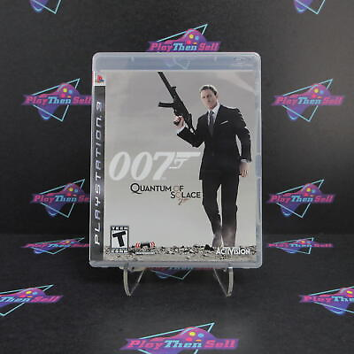 #ad 007 Quantum Of Solace PS3 PlayStation 3 Complete CIB $20.95
