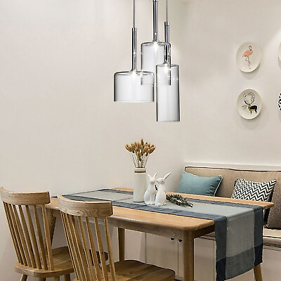 #ad Modern 3 Head Ceiling Hanging Light Pendant Lamp Chandelier Fixture Dining Room $44.89