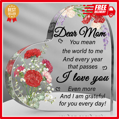 #ad Mothers Day Gifts For Mothers Day Women Mom Heart Mothers Day Rose Flowers NEW** $19.99