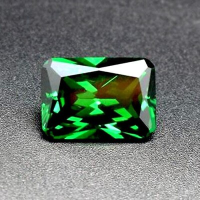 #ad Natural Mine Colombia Green Emerald 7.28 ct 10x12 mm Emerald Cut VVS Loose Gems $15.29