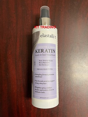 #ad Elastalift KERATIN SMOOTH SHINE Leave In HAIR TREATMENT Detangling Restoring $22.95