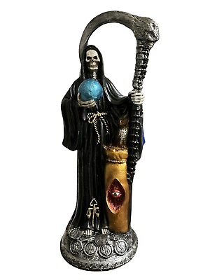 #ad Santa Muerte “ Belen Curada “ * Negra * 19” Black Holy Death $50.99