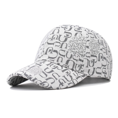 #ad Cool Men Outdoor Fashionable Street Hat Women Cotton Letter Printed Baseball Cap $12.93