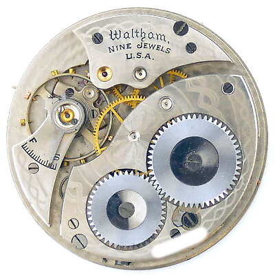 #ad WALTHAM NINE JEWELS 039271 MOVEMENT FOR PARTS OR REPAIRS $30.00