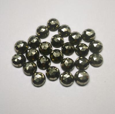 #ad 10 pieces 4mm Golden Pyrite Rosecut Round Gemstone Pyrite AAA Quality Gemstone $18.00
