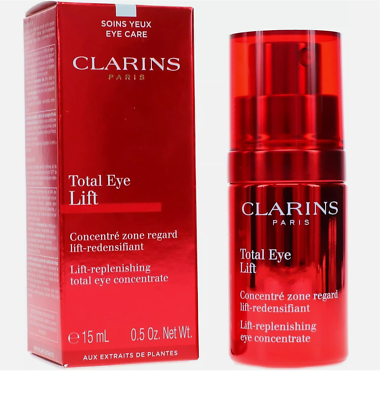 #ad CLARINS TOTAL EYE LIFT CONCENTRATE LIFT REPLENISHING EYE CONCENTRATE 0.5 OZ $32.00