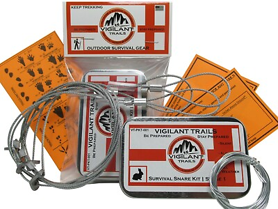 #ad Vigilant Trails® Pre Packed Survival Snare Traps Stage 1 $14.88