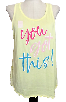 #ad SECRET TREASURES MIX AND MATCH RELAXED FIT SUPERSOFT Yellow Tank Sz. 3X* $12.10