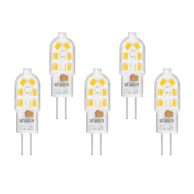 #ad Bipin led Bulb 12v G4 Light Bulb Warm White 3000K 5Pack JC Bi Pin Bulb AC DC... $21.98