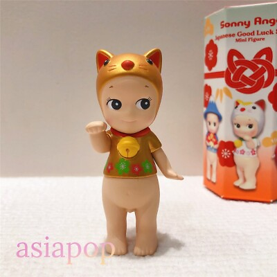 #ad Sonny Angel Japanese Good Luck mini figure Secret Golden Lucky cat Designer toy $49.99