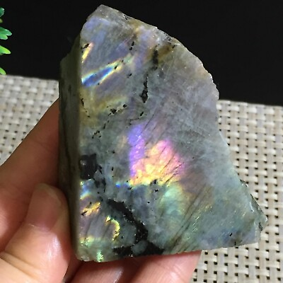 #ad Top Labradorite Crystal Stone Natural Rough Mineral Specimen Healing 154g b1720 $12.35