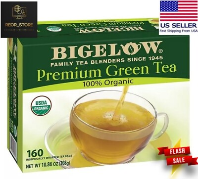 #ad Bigelow Premium Organic Green Tea 160 Ct. FREE SHIPPING $12.97