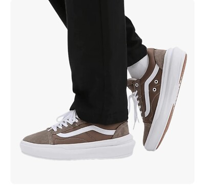 #ad NIB Vans ComfyCush Old Skool Overt CC Sneaker Shoe Walnut Brown M 9 W 10.5 $69.98