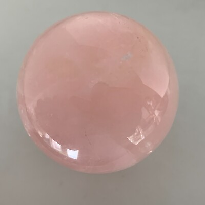 #ad TOP 0.41LB Natural hexagram pink rose quartz sphere crystal ball healing YC230 $30.59