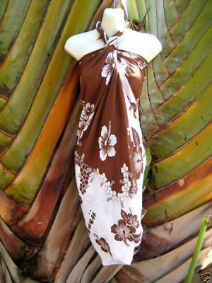 #ad Hawaii Sarong Pareo Tropical Cruise Beach Pool Sexy Bikini Cover Up Wrap Dress $15.79