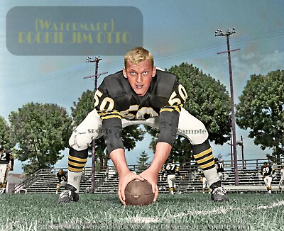 #ad Oakland Raiders Rookie Jim Otto 4 sizes PRINT from 35mm negative 1960 $14.95