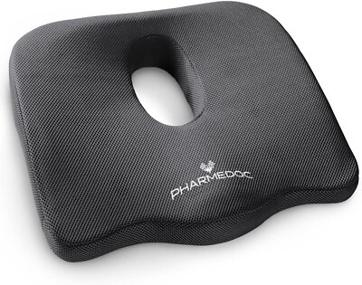 #ad PharMeDoc Seat Cushion for Office Chair and Car Seat Orthopedic Coccyx Cushion $24.95