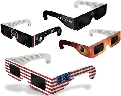 #ad Solar Eclipse Glasses Approved 2024 1 Pack CE and ISO Certified Solar Eclipse $1.59