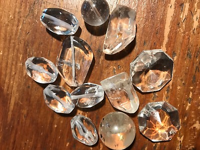 #ad Quartz Crystal Assorted Beads $24.00