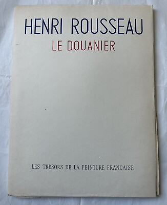#ad Henri Rousseau Le Douanier CATALOG Prints Soupault Les trésors peinture 1948 $199.90