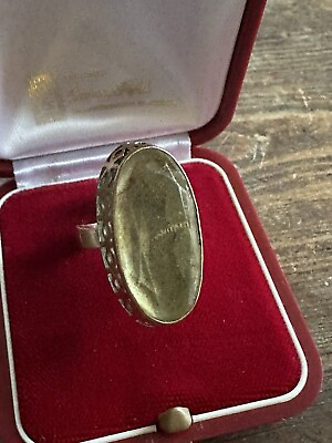 #ad Elvik 14K 585 Gold ring Norway Norwegian Vintage Estate 70’s $279.00