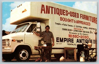 #ad Trenton New Jersey Empire Antique Corp. Postcard $7.00