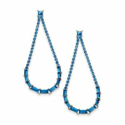 🥇Designer Brands Inc International Concepts Chandelier Earrings Blue $6.99
