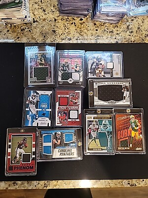 #ad nfl patch cards lot $75.00