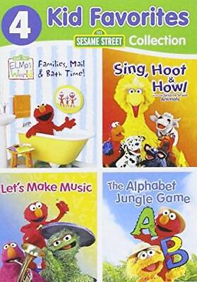 #ad 4 Kid Favorites: Sesame Street Learning DVD By Various VERY GOOD $5.18