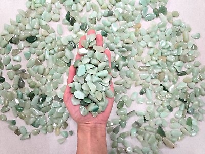 #ad Mini Green Quartz Tumbled Aventurine Crystal Stones Natural Aquarium Crystal Gem $8.50