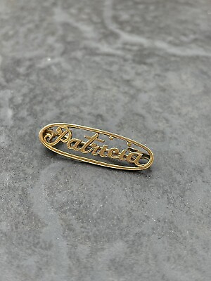 #ad Antique 9ct Yellow Gold “Patricia” Name Brooch GBP 100.00