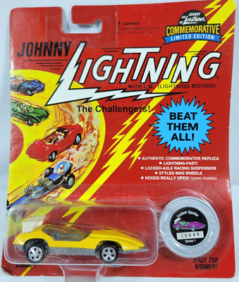 #ad Johnny Lightning Commemorative Yellow Custom Spoiler Series 1 1:64 $4.80