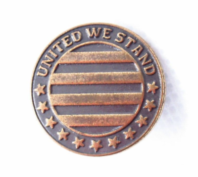 #ad 9 11 United We Stand 9 Bars amp; 11 Stars Made in USA Lapel Pin Patriot $6.95