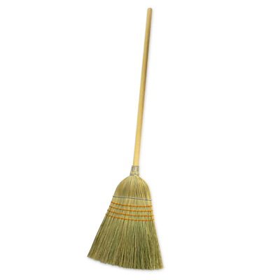 #ad Giant Commercial Corn Broom 15 Inch Sweeping Width Heavy Duty Use Straw Cleaning $19.19