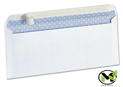 #ad Peel amp; Self Seal White Letter Mailing Long Security Envelopes 4 1 8”x 9 1 2” #10 $11.99