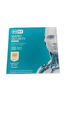 #ad ESET Smart Security Premium 1 Year 1 PC Or Laptop OEM CD And Key Card Included $49.90