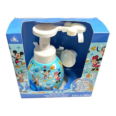 #ad 🫧Disney Parks Mickey Mouse Shaped Foaming Hand Soap Pump Dispenser NEW🫧 $19.99