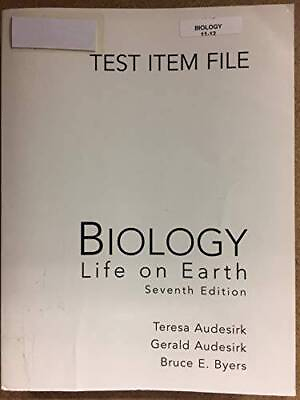 #ad Biology: life on Earth Vol 2 Paperback By Teresa Audesirk GOOD $43.38
