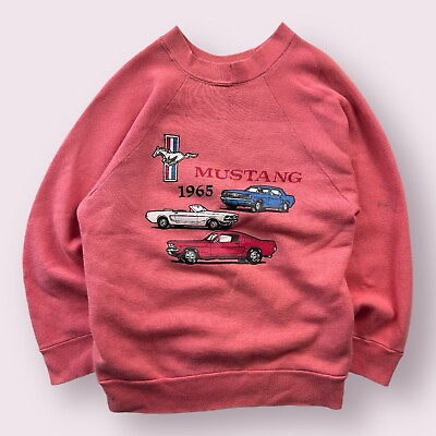 #ad Vintage Ford Mustang 1965 Muscle Car Sweatshirt 70s 80s Size Small $39.95