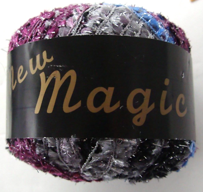 #ad NOS Karabella New Magic Nylon Lurex Multicolor Yarn 50gr Color 547 Lot 85 $12.99