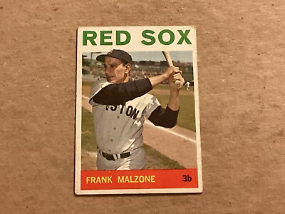 #ad 1964 Topps Baseball Card #60 Frank Malzone EX NM Lite Corner Wear No Creas $2.99