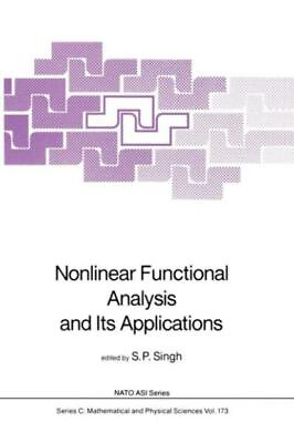 #ad Nonlinear Functional Analysis And Its Applications $59.58