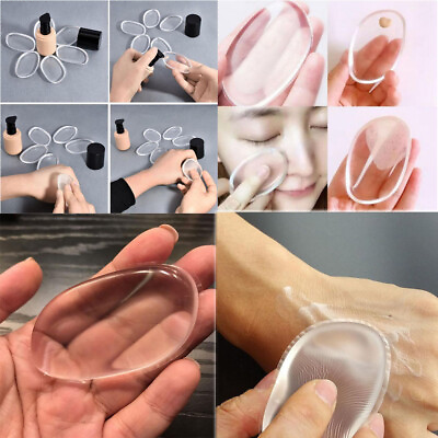#ad 10PSC 65*40*8mm High Quality Soft Silicone Foundation Sponge Puff For Makeup $8.33