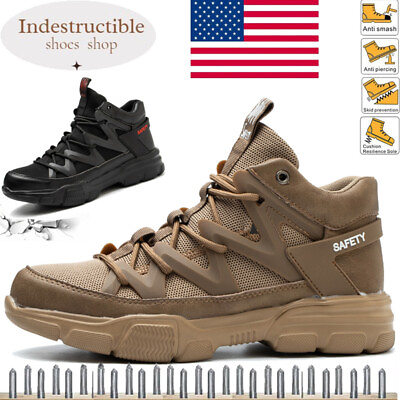 #ad Mens Sneaker Work Boots Indestructible Waterproof Composite Toe Safety Shoes US $45.07