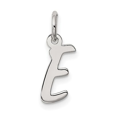 #ad Sterling Silver Small Initial E Charm 19 mm x 8 mm $22.99